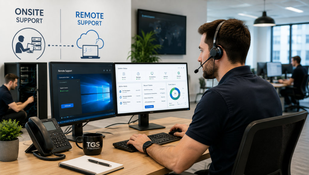 Onsite vs Remote - IT Support for Melbourne Business: Which Is Better?